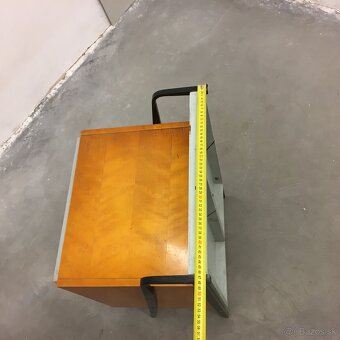 Retro Vintage nocny stolik prirucny stol mala komoda - 13