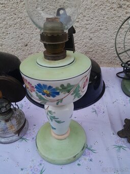 Historická petrolejová,elektrická,retro vetilátor. - 13