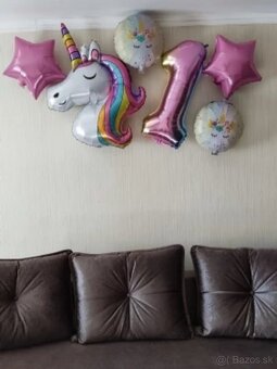 Nové balóny Unicorn 110cm - sada AŽ 15/16 kusov - 13