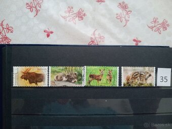Poštové známky č.861 - 20 ks sérií SVET II. - fauna, flora - 13