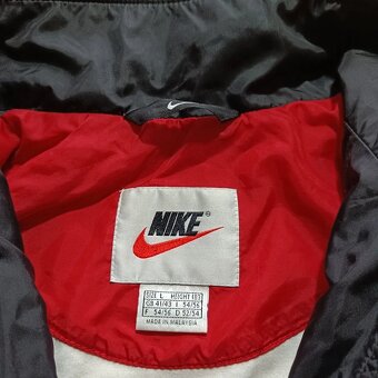Vintage 90s NIKE retro tracksuit jacket ľahká bunda L - 13