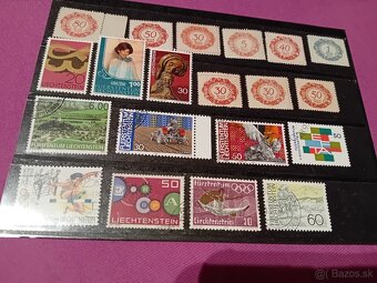 Lichtenštajnsko FDC v albume - 13