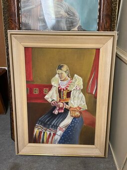 Starožitné obrazy a rámy - 13