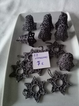 Háčkované vianočné ozdoby - 13