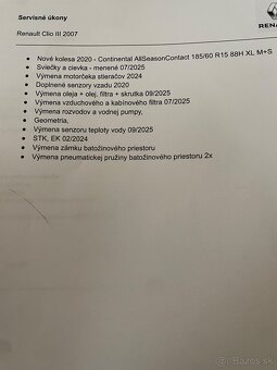 Clio III rv 2007, 1,2 16v, iba 60000km, top stav - 13