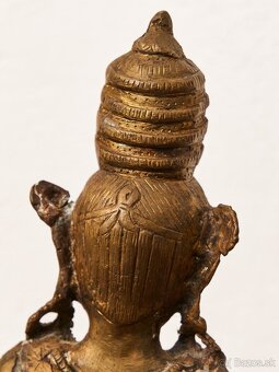 Bronzová socha bodhisattvu Avalókitéšvary (Padmapáni) - 13