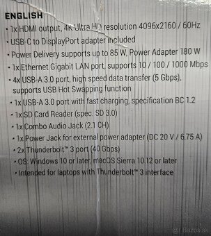 Dock i-Tec TB3HDMIDOCKPLUS Thunderbolt 3 / dual 4K - 13