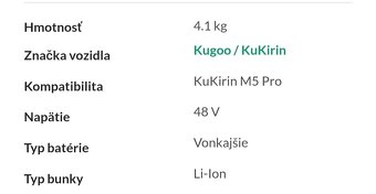 Kugoo KuKirin M5 PRO – dojazd 120 km rýchlosť 58km - 13