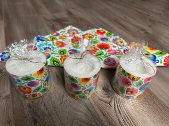 Porcelánová súprava s ľudovým motívom - 13