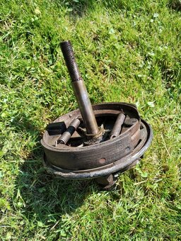 Predám originálne patinové koleso ČZ 150 C s linkami + brzd - 13