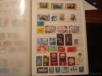 16 stranový album A4 + 600 rôznych známok NDR - 13