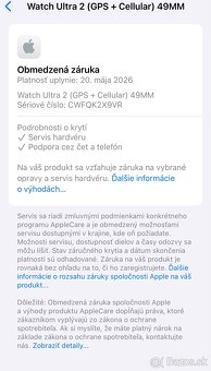 Apple Watch Ultra 2 49mm Black Cellular nové, rok záruka - 13