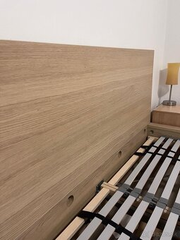 posteľ MALM s roštom 2x LÖNSET + 2x nočná komoda - 13