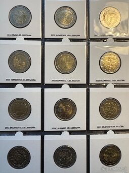 Zbierka 200 ks pamatných 2EUR mincí 2004-2015 komplet. - 13