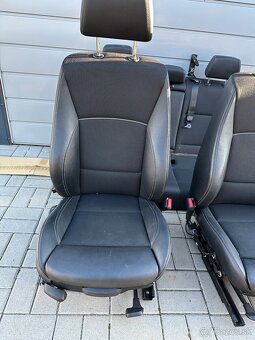 Sedačky bmw f25 x3 kompletne polokožené sedadla - 13