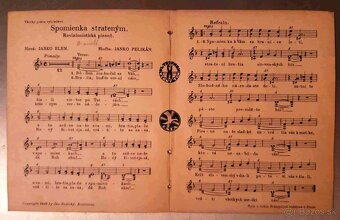Slovenský štat- dobove noty-piesne,rozne..Pochody HG,vojensk - 13