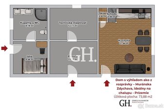 Dom s výhľadom ako z rozprávky – Muránska Zdychava, ideálny  - 13