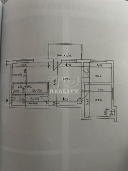 Na predaj trojizbový byt v Priekope - 13
