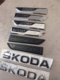 Škoda Sportline emblém / znak - 13
