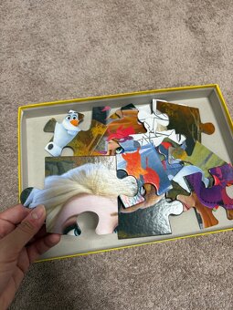 Detske puzzle frozen / trolovia - 13