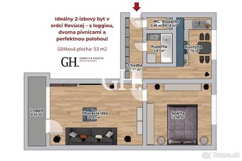 REZERVOVANÉ IDEÁLNY 2-IZBOVÝ BYT – LOGGIA , DVE PIVNICE A PE - 13
