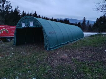 Oblúková plachtová hala  šírka 6 / 9 m - 13