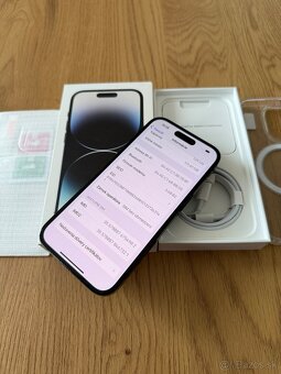 iPhone 14 Pro 128 gb Space Black v záruke + príslušenstvo - 13