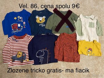 Velky balik oblecenia vel. 86 letne aj jesenne veci - 13