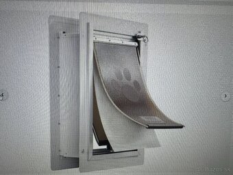 Prielez - kovové dvierka pre veľkých psov ca.30kg/ mačky - 13