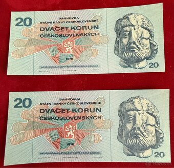 Československé postupky UNC čísla za sebou - 13