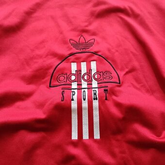 Vintage 80s Adidas tracksuit jacket retro tréningová bunda M - 13