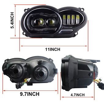 LED přední světlomet na BMW R1200GS (Adventure) - 13