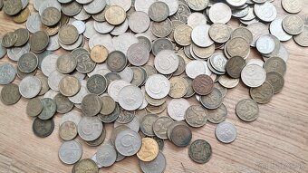 445ks minci, konvolut československé mince, 2kg ČSSR mince - 13