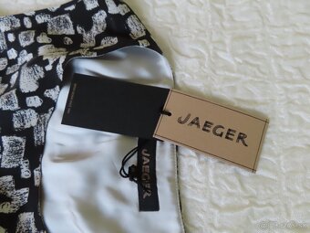 Dlhé hodvábne šaty Jaeger, veľ.XL - 13