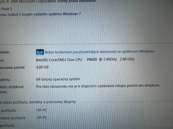 Predám použitý notebook HP 6730b. Core2Duo 2x2,40GHz. 4gbram - 13