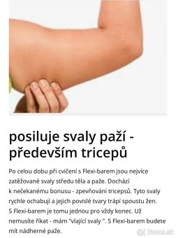 FLEXI BAR - rehabilitacna a fitness pomôcka - 13