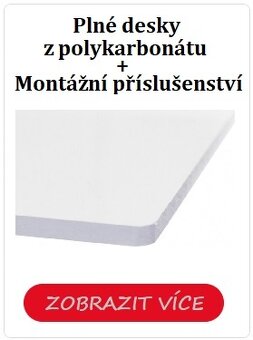 POLYKARBONÁT - PLEXISKLO - SKLOLAMINÁT - ZÁHRADNÉ SKLENÍKY - 13