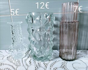 Retro sklenené vázy - 13