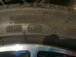 Mercedes EQS (W297) - originál 21" alu disky s letnými pneu - 13