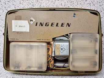 INGELEN TR 1005 》 Starožitné kabelkové prenosné radio - 13