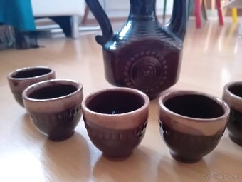 Keramika - šálky, karafy, čajník - 13