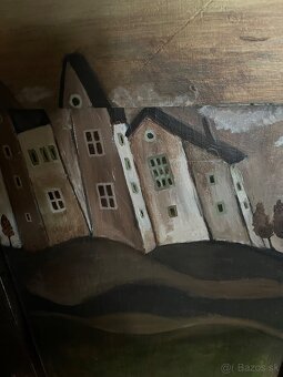 Stará zreštaurovaná posteľ 90x200cm - 13