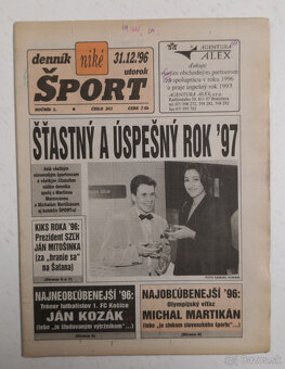 Staré noviny Denník Šport 2 - 13