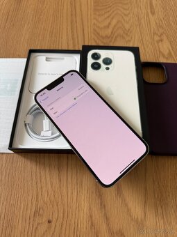 iPhone 13 Pro 128 gb Silver - komplet príslušenstvo, záruka - 13