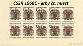 Poštové známky, filatelia: ČSSR, desaťbloky PRO - 13