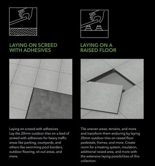 Luxusná prémiová 2CM dlažba na terasu 60x90 - 50% - 13