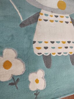 Detský koberec - tyrkysový 120x170 - NOVÝ - 13