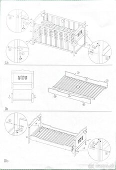 2v1: Postieľka / detská posteľ Klups Marsell 140x70 - 13