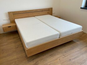 Dubová masívna posteľ s úložným priestorom - 13