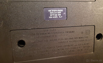 Radiomagnetofon RFT SKR720 z roku 1988 - 13